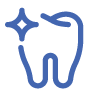 icon-teeth-cleaning-blue Teeth straightening in Lancaster, WI | The Dental Office